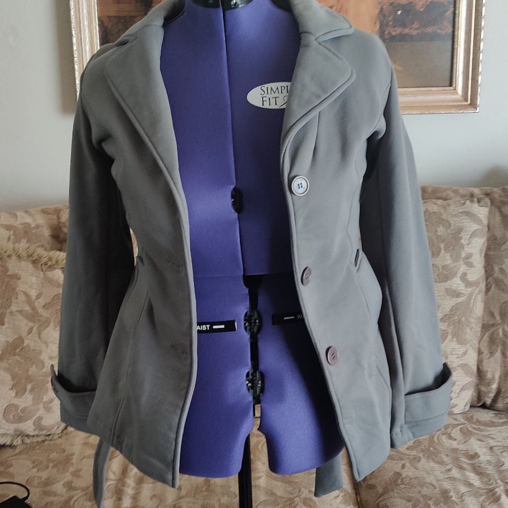 nwot gray pea coat